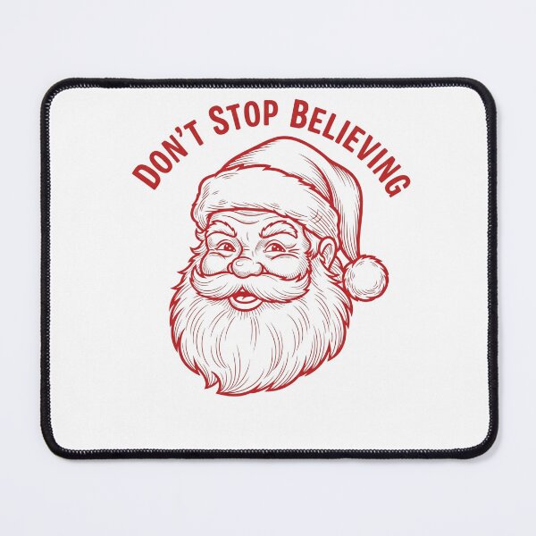 Item preview, Don't Stop Believing Retro Santa Claus Christmas designed and sold by THIENVT.