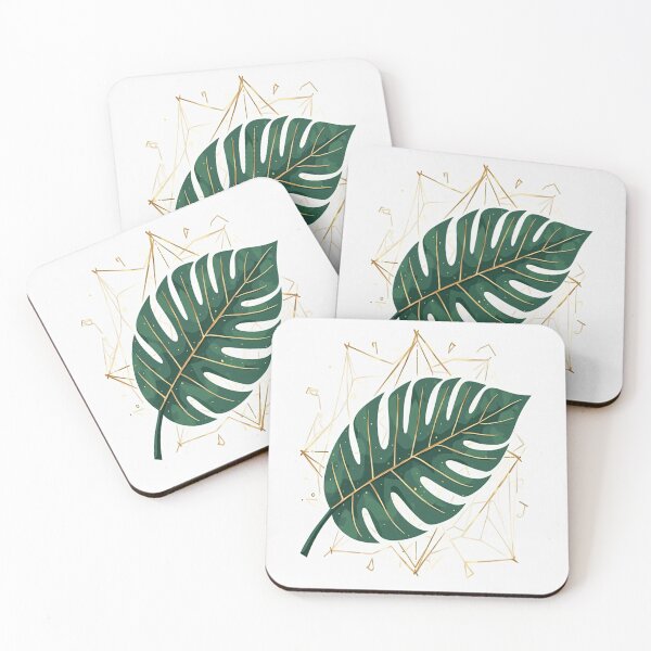 Item preview, Geometric Monstera Leaf Art designed and sold by The Design Atelier.
