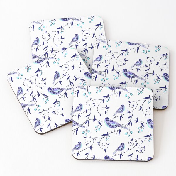Item preview, Blue birds designed and sold by miccibee art and design.