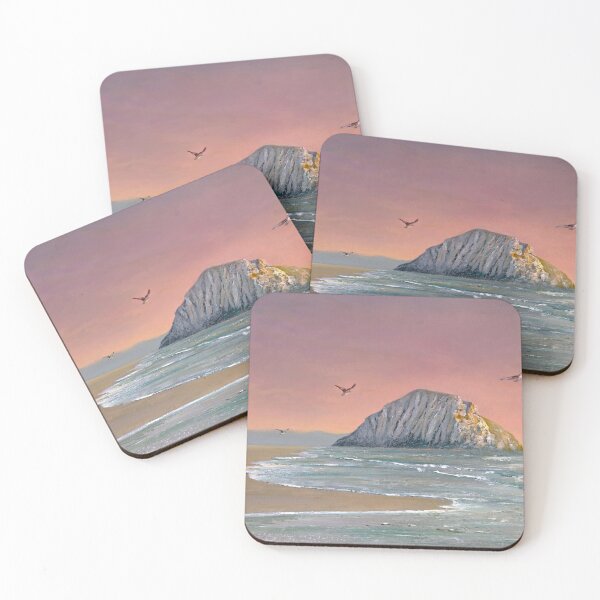 Item preview, Sundown at Morro Rock designed and sold by Michael Rock Art.