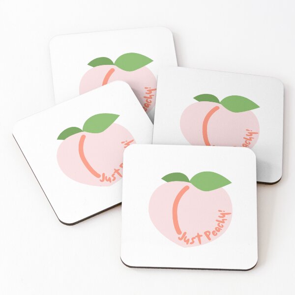 Item preview, Just Peachy! designed and sold by WildlyStickers.