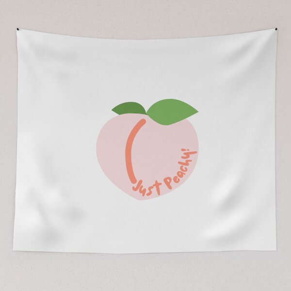 Item preview, Just Peachy! designed and sold by WildlyStickers.