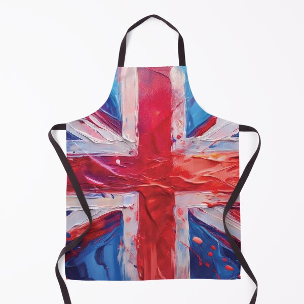 Item preview, United Kingdom flag, UK flag thick textured oil painting artwork, union jack flag, uk flag, uk patriot flag designed and sold by navitalidesign.