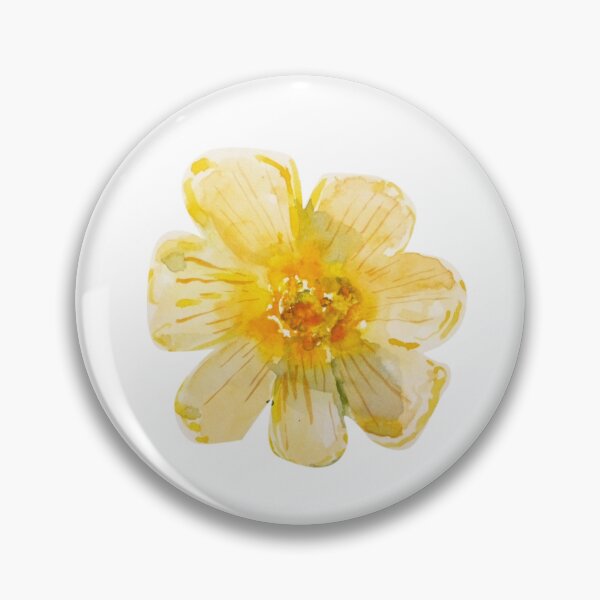 Item preview, Yellow Watercolor Flower designed and sold by Kara Draws.