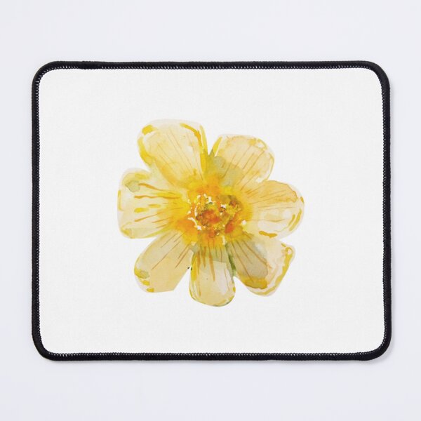Item preview, Yellow Watercolor Flower designed and sold by Kara Draws.
