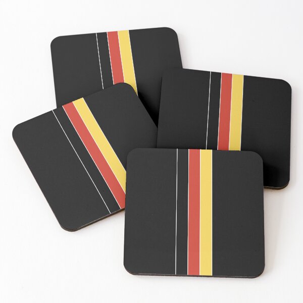 Item preview, Racing Stripes - European - German Flag (black background) designed and sold by Racing Stripes Only.
