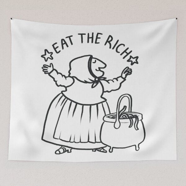 Item preview, Strega Nona Says Eat the Rich designed and sold by Creature Speak.