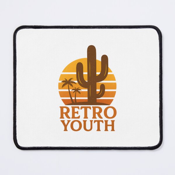 Item preview, Retro Youth Cactus | Sunset Summer Vibes designed and sold by ALITOPRINCE.
