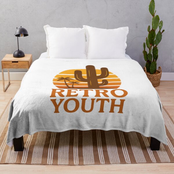 Item preview, Retro Youth Cactus | Sunset Summer Vibes designed and sold by ALITOPRINCE.