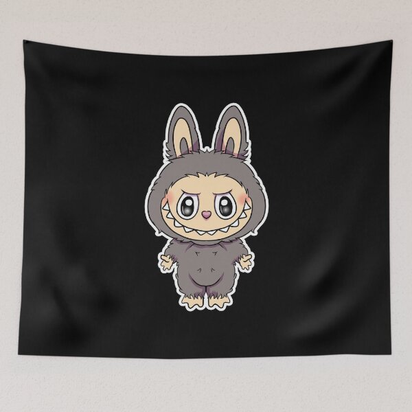 Item preview, Grey Labubu Monster Pop Toy designed and sold by Blck-Acid-Devil.