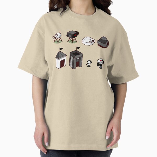 Portal Defenders Tower Defense: Heroes Oversized T-Shirt