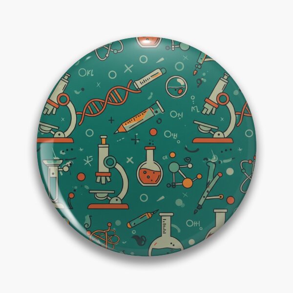 Item preview, Retro Science Lab Pattern designed and sold by MySignatureItems.