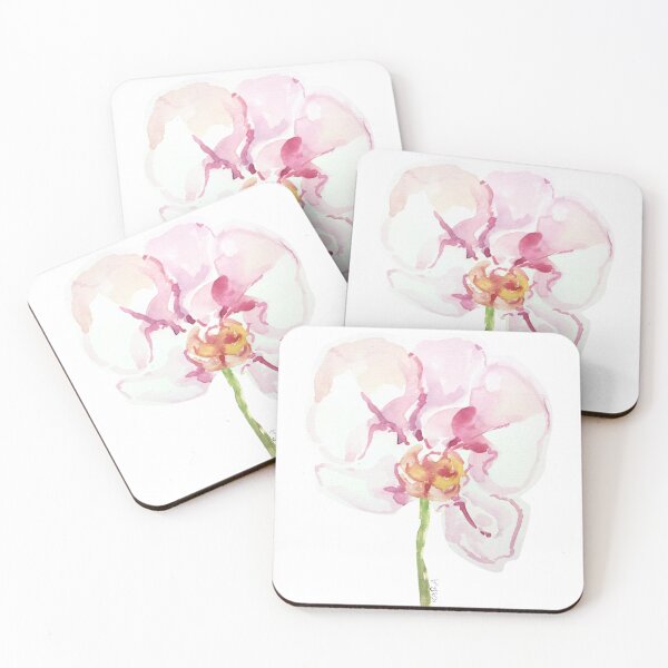 Item preview, Watercolor Orchid Flower designed and sold by Kara Draws.