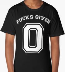 Fucks Given 0 Long T-Shirt