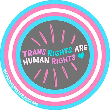 Artwork thumbnail, Trans Rights sticker by RfR-org