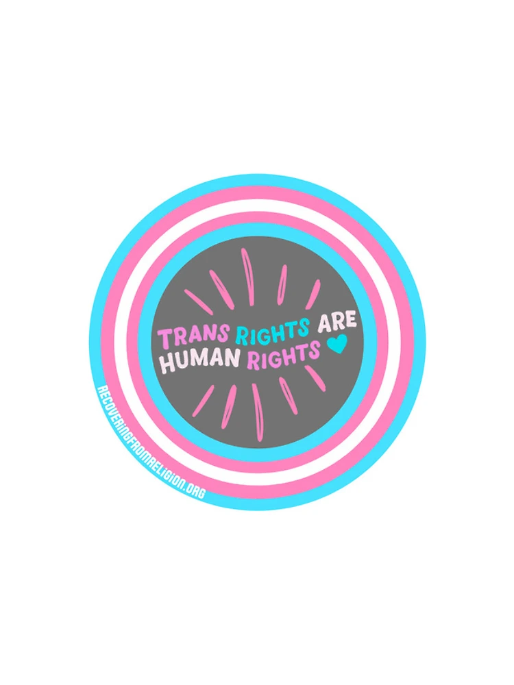 Thumbnail 4 of 4, iPhone Case, Trans Rights sticker designed and sold by RfR-org.