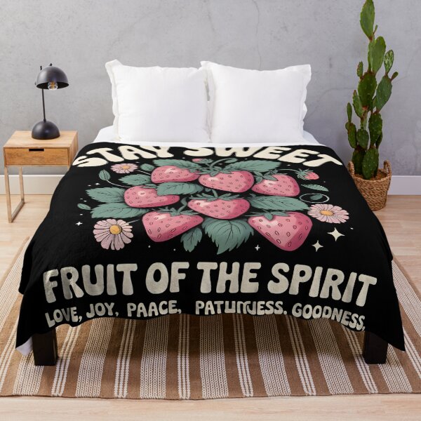 Item preview, STAY SWEET FRUIT OF THE SPIRIT love, joy, peace, patience, kindness, goodness, faithfulness, gentleness, self-control designed and sold by FurRealStudioCo.