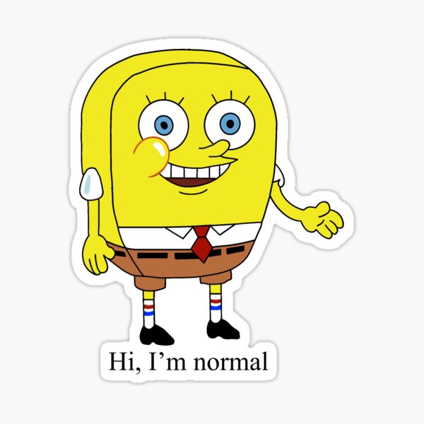 Item preview, Normal Spongebob designed and sold by mackygrimm.