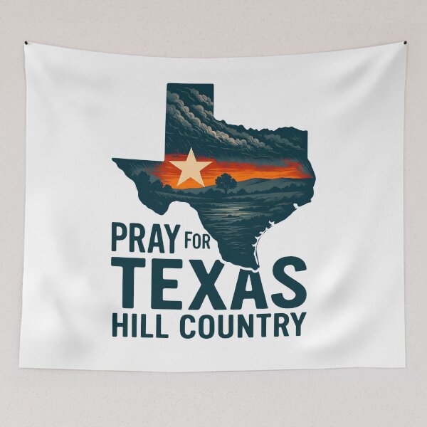 Item preview, Pray For Texas Hill Country Wildfire Support Nature Disaster Relief Design designed and sold by tigger shop.