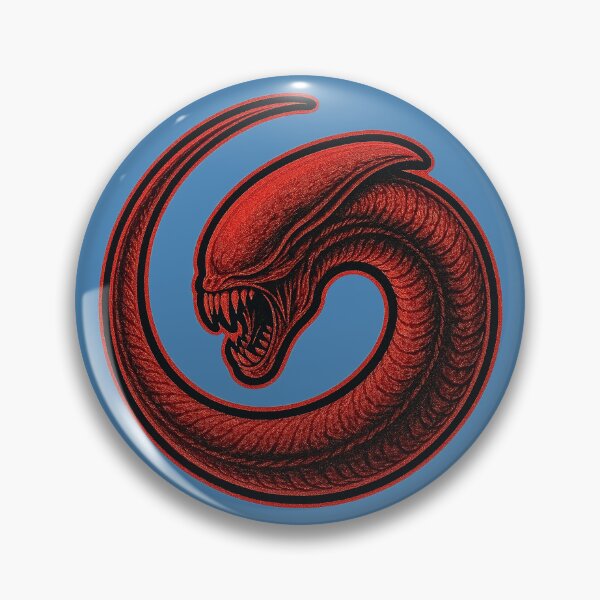 Item preview, Screaming Red Alien Snake Embryo Larva designed and sold by hauntedtees.