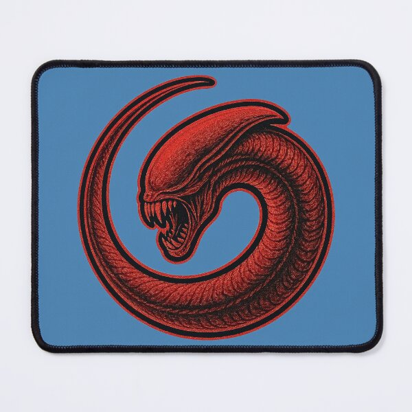Item preview, Screaming Red Alien Snake Embryo Larva designed and sold by hauntedtees.