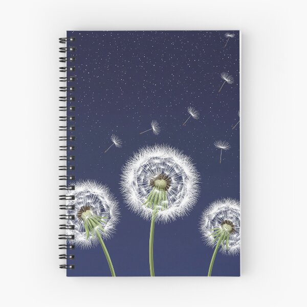 Item preview, Magical Dandelion Wishes In A Starry Night Sky - Enchanting Dreamy Art designed and sold by DaisyHouse.