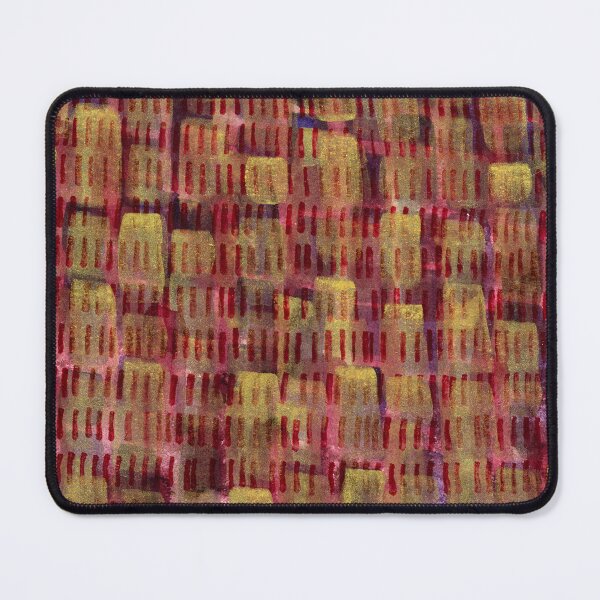 Item preview, Red Gold Skyscraper Windows Abstract designed and sold by Juluminous.
