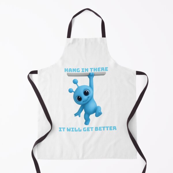 Item preview, Hang In There | Blue Alien | Mental Health Support designed and sold by MentalHealthMer.