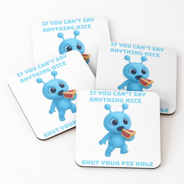 Item preview, Shut Your Pie Hole | Cute Alien | Sarcastic Humor designed and sold by MentalHealthMer.