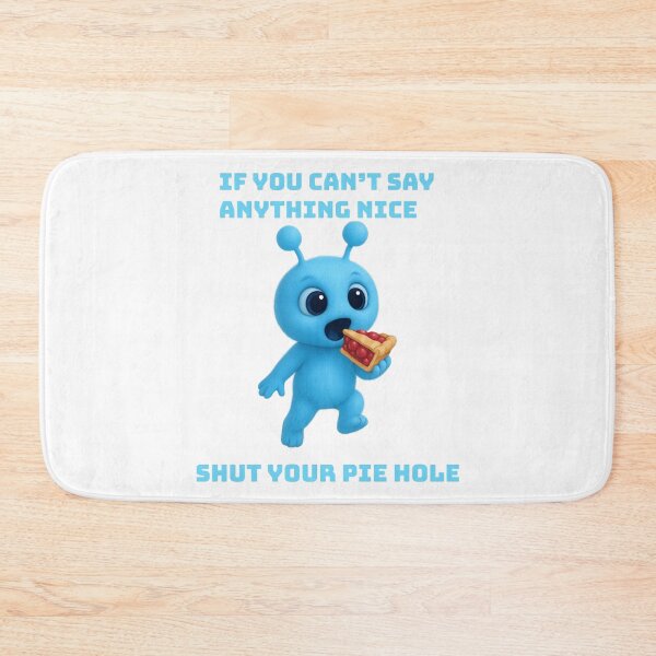 Item preview, Shut Your Pie Hole | Cute Alien | Sarcastic Humor designed and sold by MentalHealthMer.