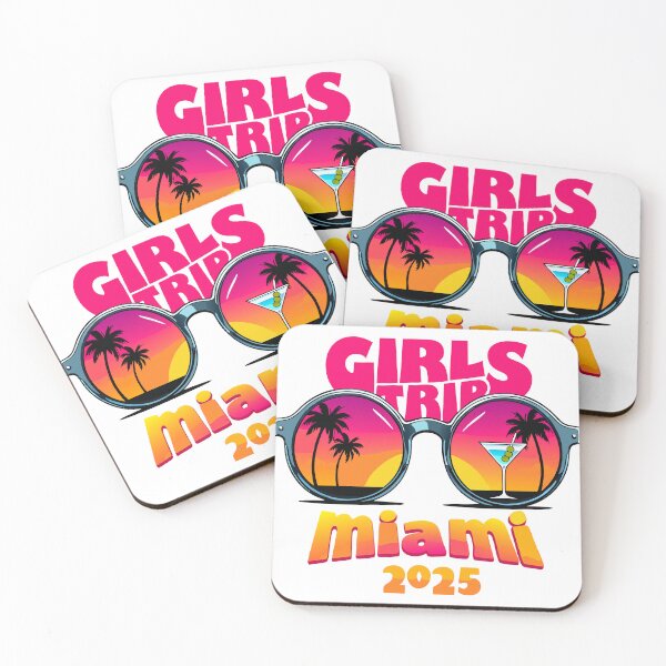 Item preview, Copy of Girls Trip Miami 2025 – Tropical Sunset Reflection Design designed and sold by ahayacine.
