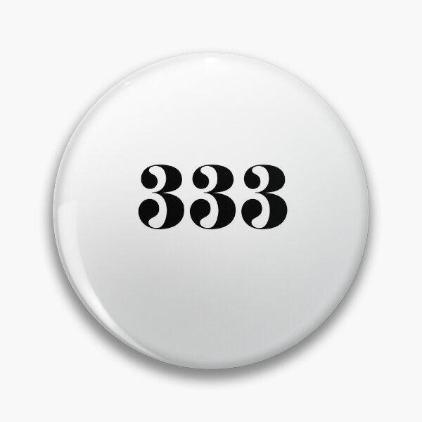 Item preview, Angel Number 333 Sticker – Spiritual Aesthetic Design designed and sold by pau_7.