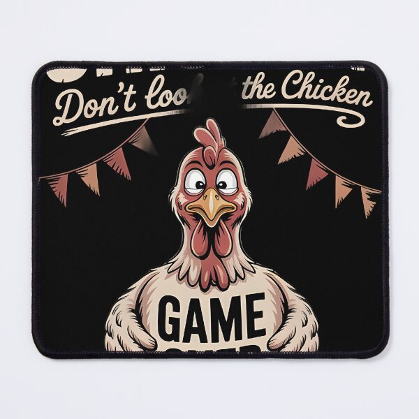 Item preview, Game of the Chicken don’t look at the chicken GAME OVER designed and sold by bluel_evin.