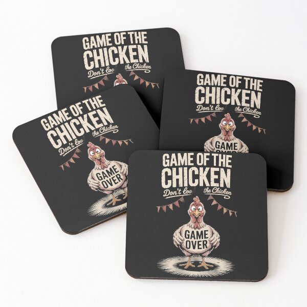 Item preview, Game of the Chicken don’t look at the chicken GAME OVER designed and sold by bluel_evin.