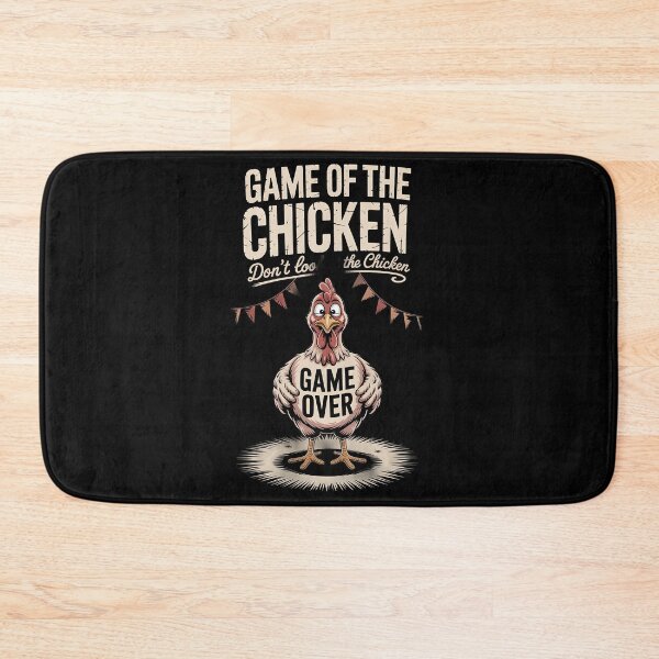 Item preview, Game of the Chicken don’t look at the chicken GAME OVER designed and sold by bluel_evin.