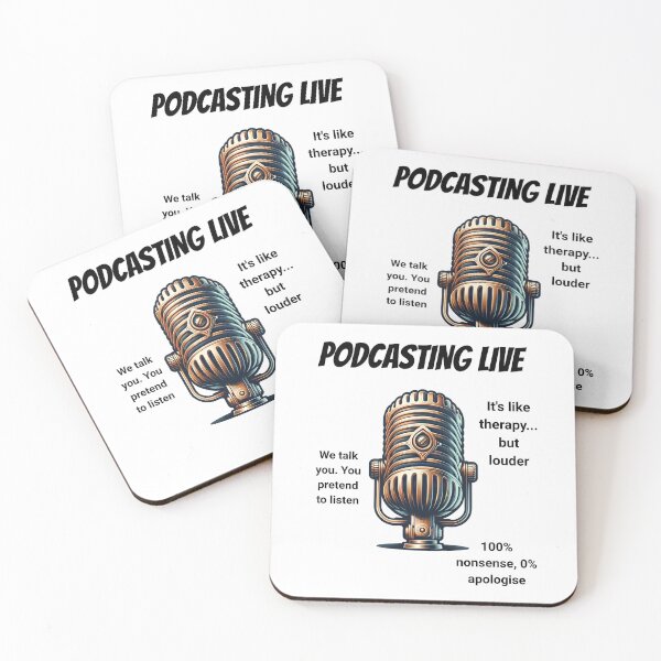 Item preview, Podcasting Live designed and sold by pikeprints.