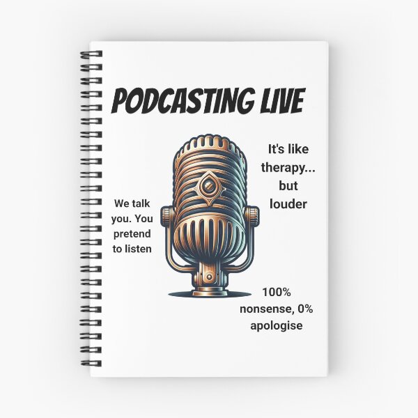 Item preview, Podcasting Live designed and sold by pikeprints.