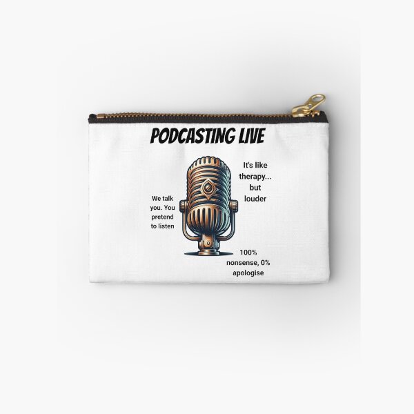 Artikelvorschau, Live-Podcasting entworfen und verkauft von pikeprints.