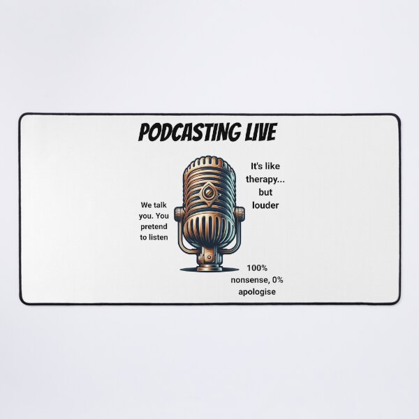 Item preview, Podcasting Live designed and sold by pikeprints.