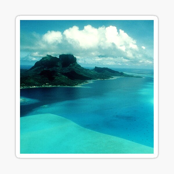 Item preview, Blue And Sea Green Lagoon In Bora Bora  designed and sold by DEC02.