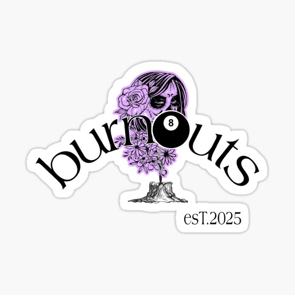 Item preview, Arte de chica con calavera de azúcar morada quemada designed and sold by xxxburnoutxxx.