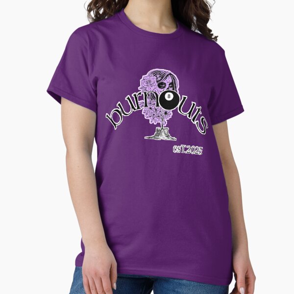 Item preview, purple sugar skull girl burnouts art designed and sold by xxxburnoutxxx.
