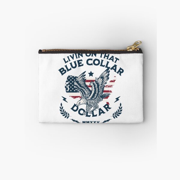 Item preview, Livin on that Blue collar dollar tshirt designed and sold by Minerbetter.