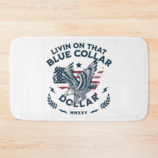 Item preview, Livin on that Blue collar dollar tshirt designed and sold by Minerbetter.