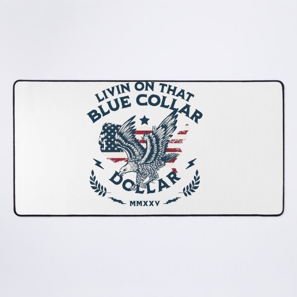 Item preview, Livin on that Blue collar dollar tshirt designed and sold by Minerbetter.