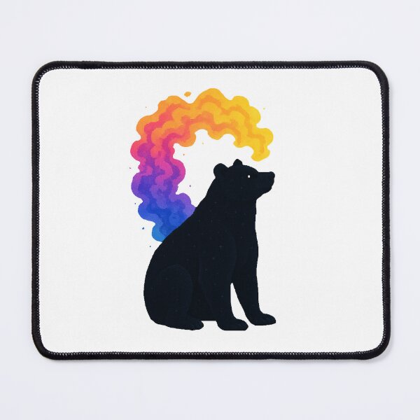 Item preview, Pixel Art Cosmic Bear with Colorful Smoke designed and sold by retro_pixel.