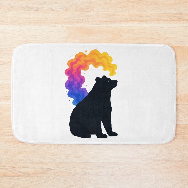 Item preview, Pixel Art Cosmic Bear with Colorful Smoke designed and sold by retro_pixel.