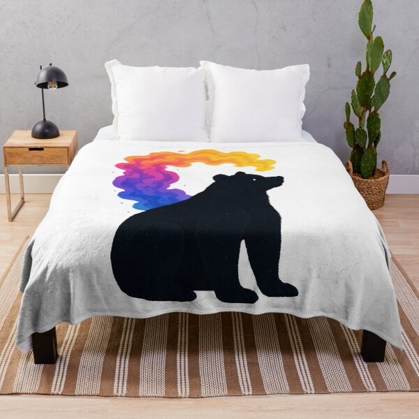 Item preview, Pixel Art Cosmic Bear with Colorful Smoke designed and sold by retro_pixel.