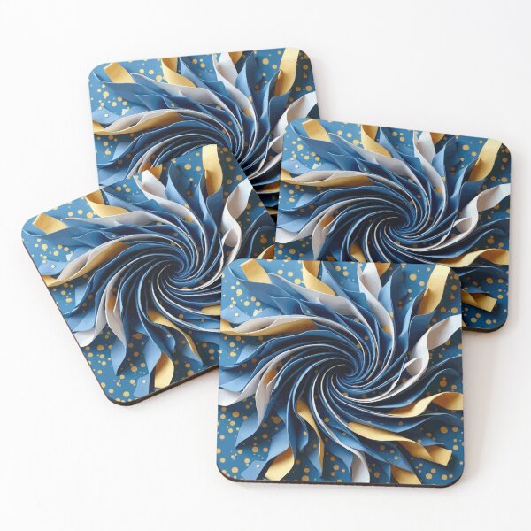 Item preview, Colorful Abstract Fibonacci Art 49 designed and sold by Vicky Brago-Mitchell®.