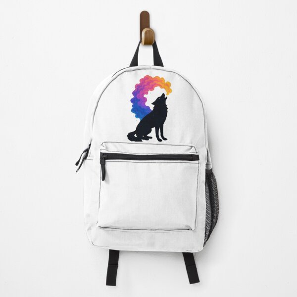 Item preview, Pixel Art Cosmic Wolf with Colorful Smoke designed and sold by retro_pixel.